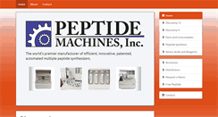 Desktop Screenshot of peptidemachines.com